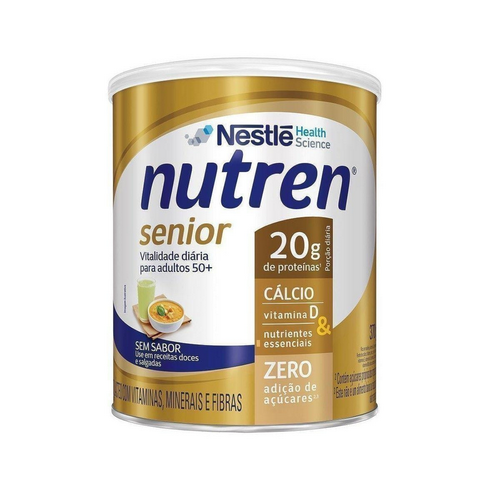 NUTREN SENIOR SEM SABOR EM PO COM 370G