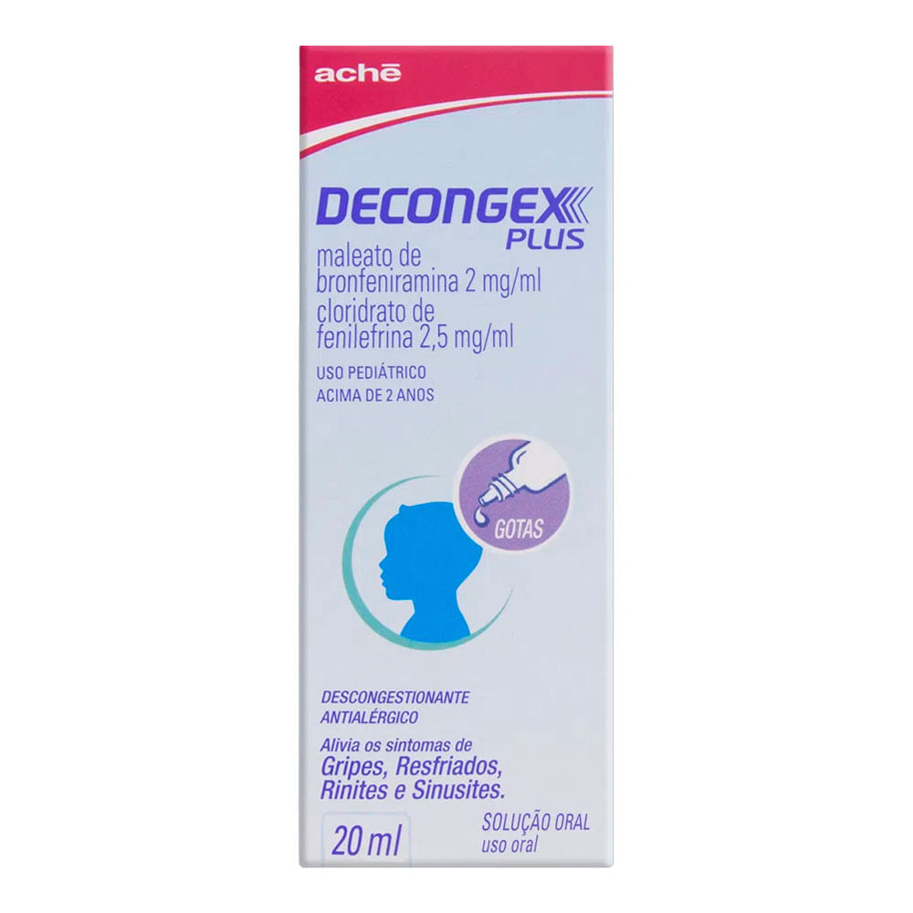 Decongex Plus Aché Gotas - 20ml