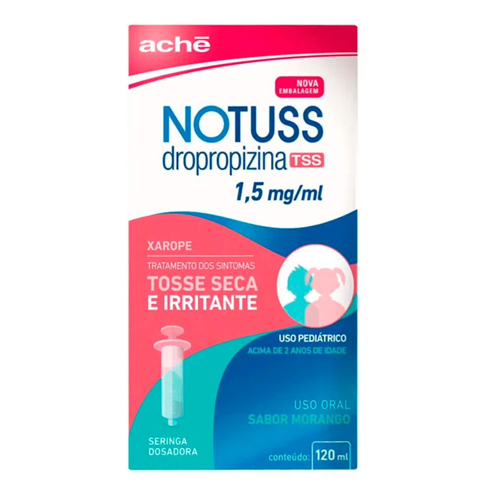 Notuss TSS 1,5mg/mL Aché Xarope 120ml