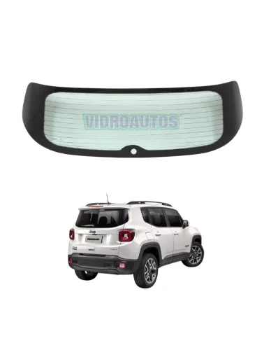Vidro Vigia Jeep Renegade 2015 a 2025 térmico com furo