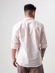 CAMISA ML LINHO RESORT ROSA
