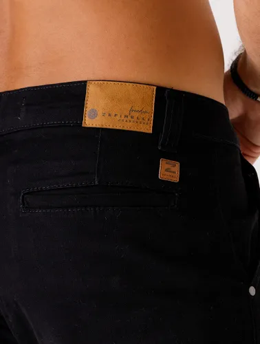 CALÇA SARJA C ELASTANO PRETA
