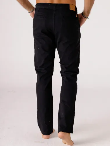 CALÇA SARJA C ELASTANO PRETA