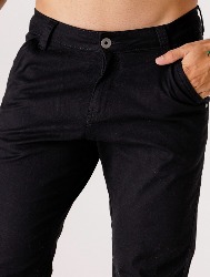 CALÇA SARJA C ELASTANO PRETA