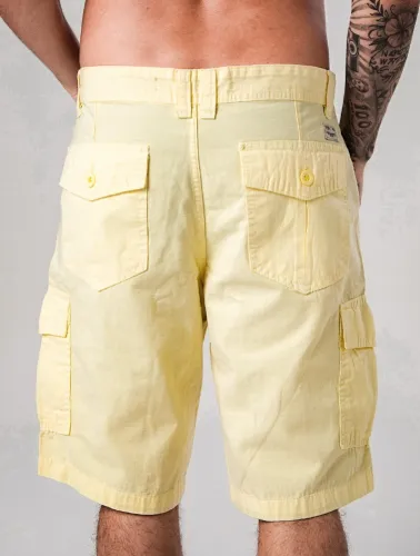 BERMUDA CARGO SARJA AMARELO BEBÊ