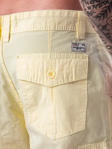 BERMUDA CARGO SARJA AMARELO BEBÊ
