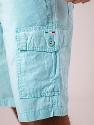 BERMUDA CARGO SARJA AZUL BEBÊ