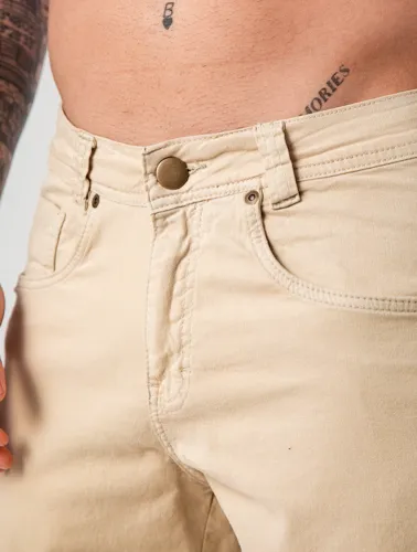 BERMUDA SARJA FIVE POCKET AREIA