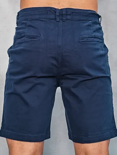 BERMUDA CHINO SARJA C/ELASTANO MARINHO