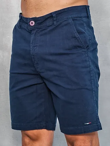 BERMUDA CHINO SARJA C/ELASTANO MARINHO