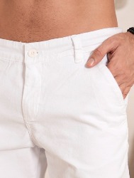 BERMUDA CHINO SARJA C/ELASTANO BRANCO