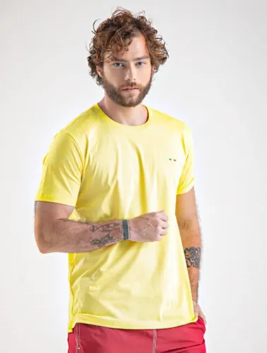 T SHIRT BÁSICA AMARELO BEBÊ