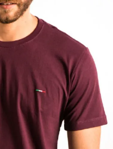 T SHIRT BASICA VINHO