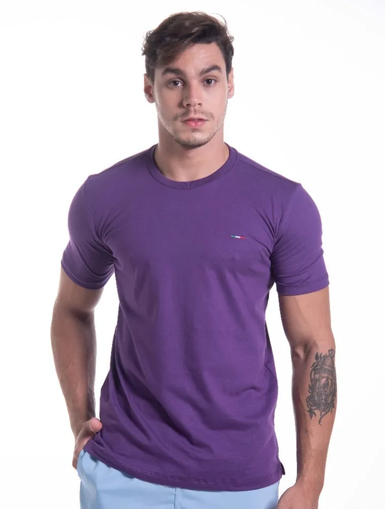 T SHIRT BÁSICA ROXA