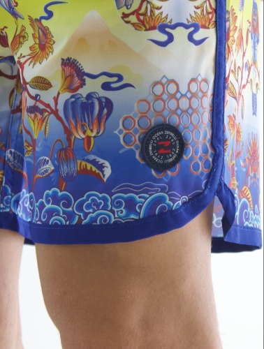 BERMUDA RETRÔ ESTAMPADA