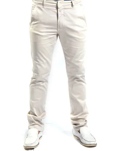 CALÇA SARJA CHINO AREIA