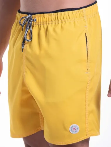 SHORT NAUTICO AMARELO