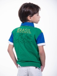 POLO PROMOCIONAL COPA BRASIL INFANTIL