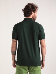 POLO ITALIA PIQUET C/ELASTANO - VERDE MUSGO