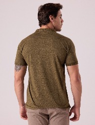 POLO DIFERENCIADA - MESCLA VERDE