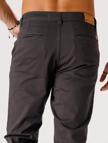 CALÇA SARJA C ELASTANO CHUMBO