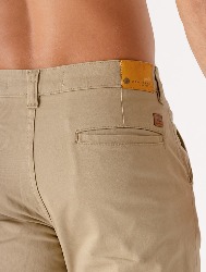 CALÇA SARJA C ELASTANO CAQUI