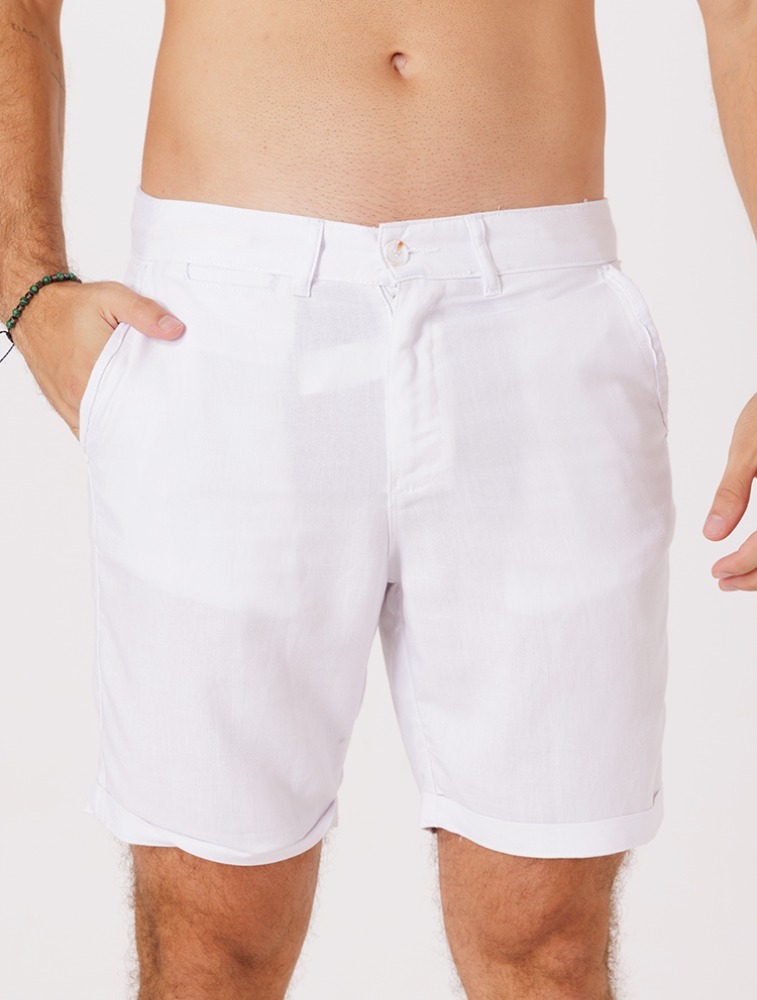 BERMUDA LINHO BLEND - BRANCO
