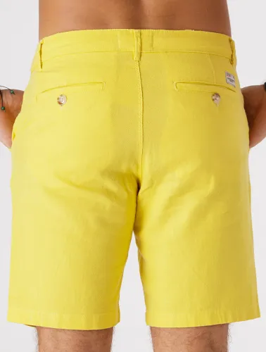 BERMUDA LINHO BLEND - AMARELO