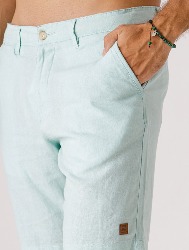 BERMUDA LINHO BLEND - VERDE PISCINA