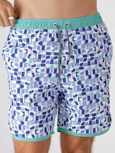 BERMUDA RETRÔ ESTAMPADA MILÃO
