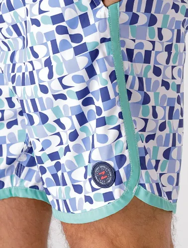 BERMUDA RETRÔ ESTAMPADA MILÃO