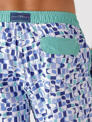 BERMUDA RETRÔ ESTAMPADA MILÃO