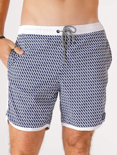 BERMUDA RETRÔ ESTAMPADA PISA
