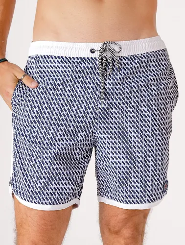 BERMUDA RETRÔ ESTAMPADA PISA