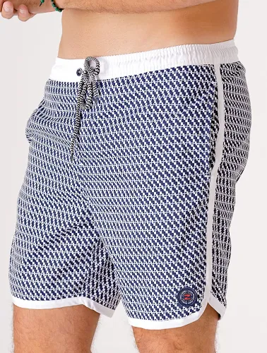 BERMUDA RETRÔ ESTAMPADA PISA