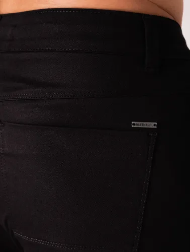 CALÇA SARJA C ELAST FIVE POCKET PRETA