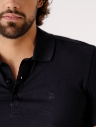 POLO PIMA PERUANA LISA PRETA