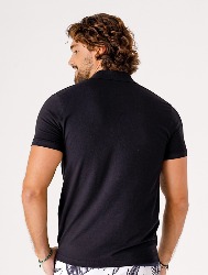 POLO PIMA PERUANA LISA PRETA