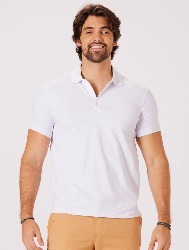 POLO PIMA PERUANA LISA BRANCO
