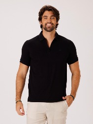 POLO PIMA PREMIUM PRETA