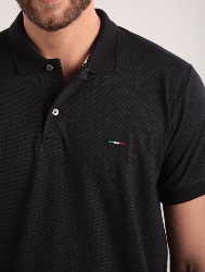 POLO ITALIA PIQUET C/ELASTANO - PRETA