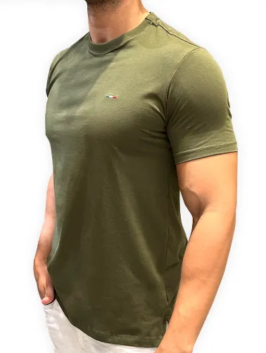 T SHIRT COMFORT PLUS FIO 40 - VERDE MUSGO