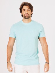 T SHIRT PIMA AZUL CLARO