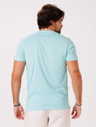 T SHIRT PIMA AZUL CLARO