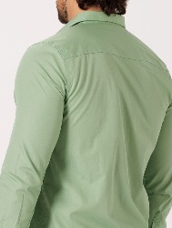 CAMISA ML TRICOLINE LISA - VERDE RELVA