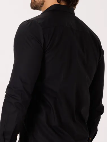 CAMISA ML TRICOLINE LISA - PRETA
