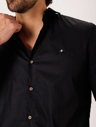 CAMISA ML TRICOLINE LISA - PRETA