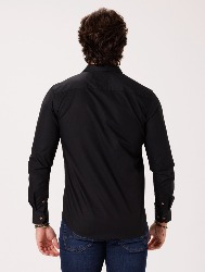 CAMISA ML TRICOLINE LISA - PRETA