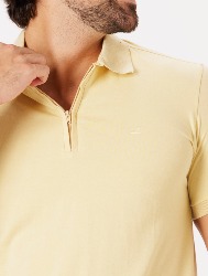 POLO PIMA PREMIUM AMARELO CLARO