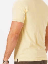POLO PIMA PREMIUM AMARELO CLARO
